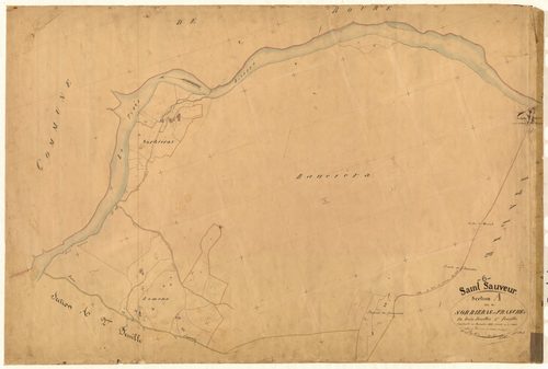 Sorbieras et Fraschet. - Plan de section, A1