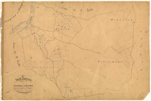 Sorbieras et Fraschet. - Plan de section, A2