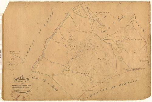 Sorbieras et Fraschet. - Plan de section, A3