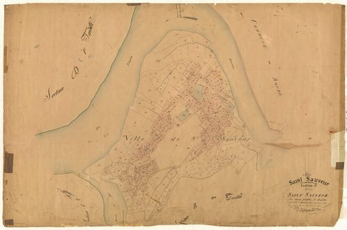 Saint-Sauveur. - Plan de section, B2
