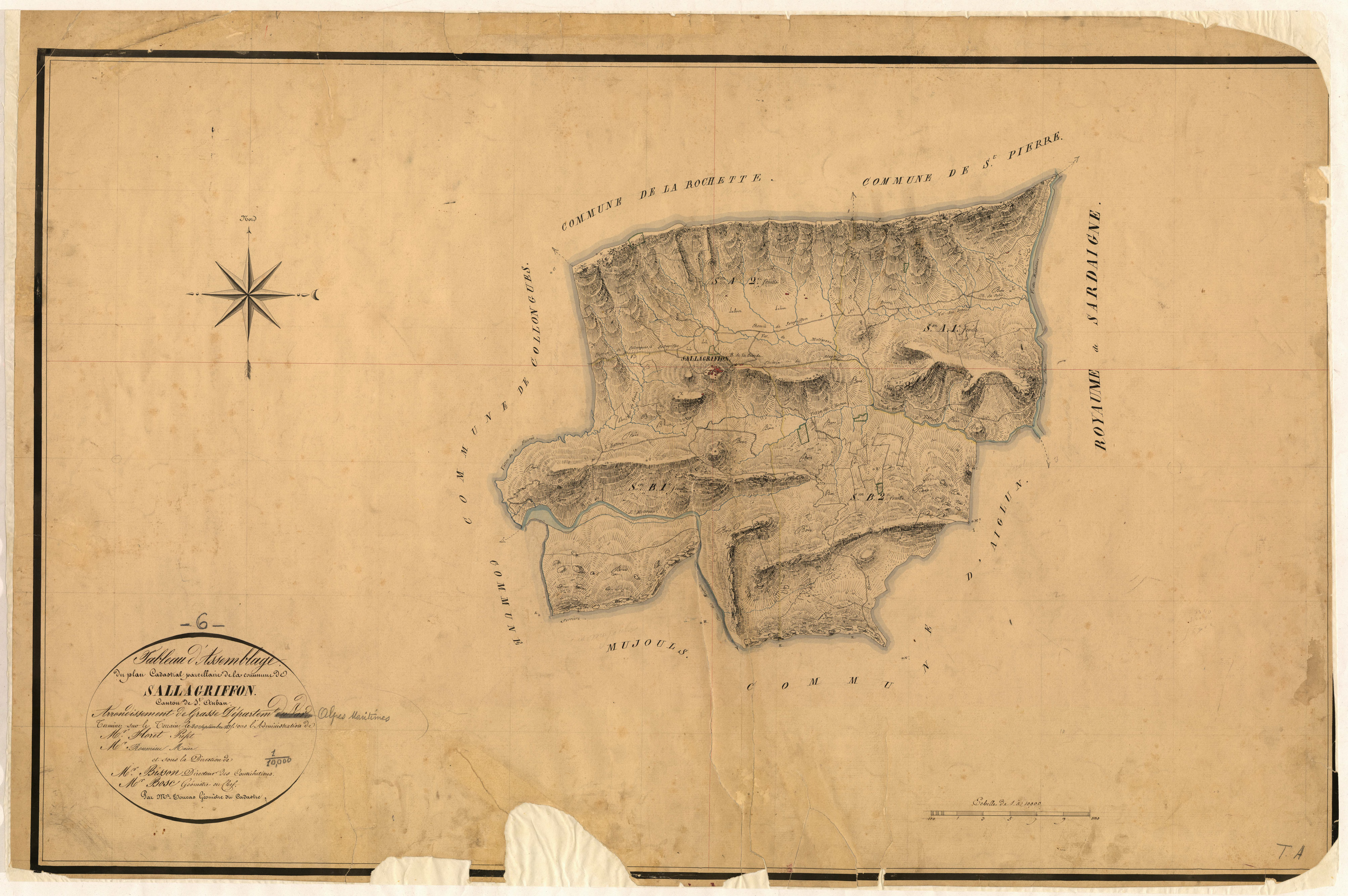 Tableau d'assemblage. - TA