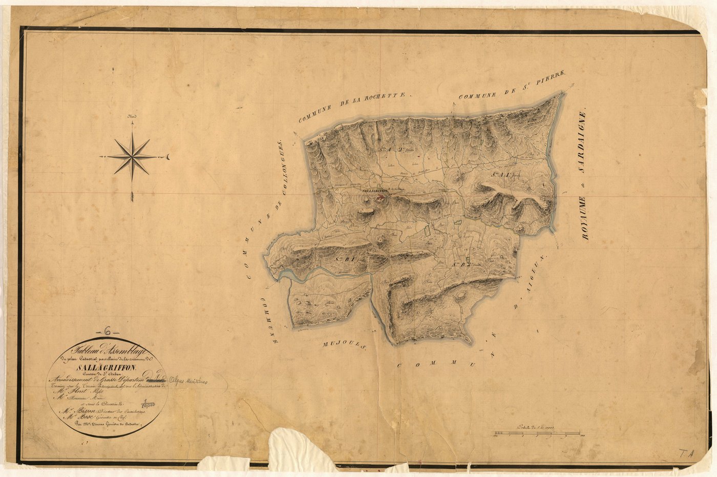 Tableau d'assemblage. - TA