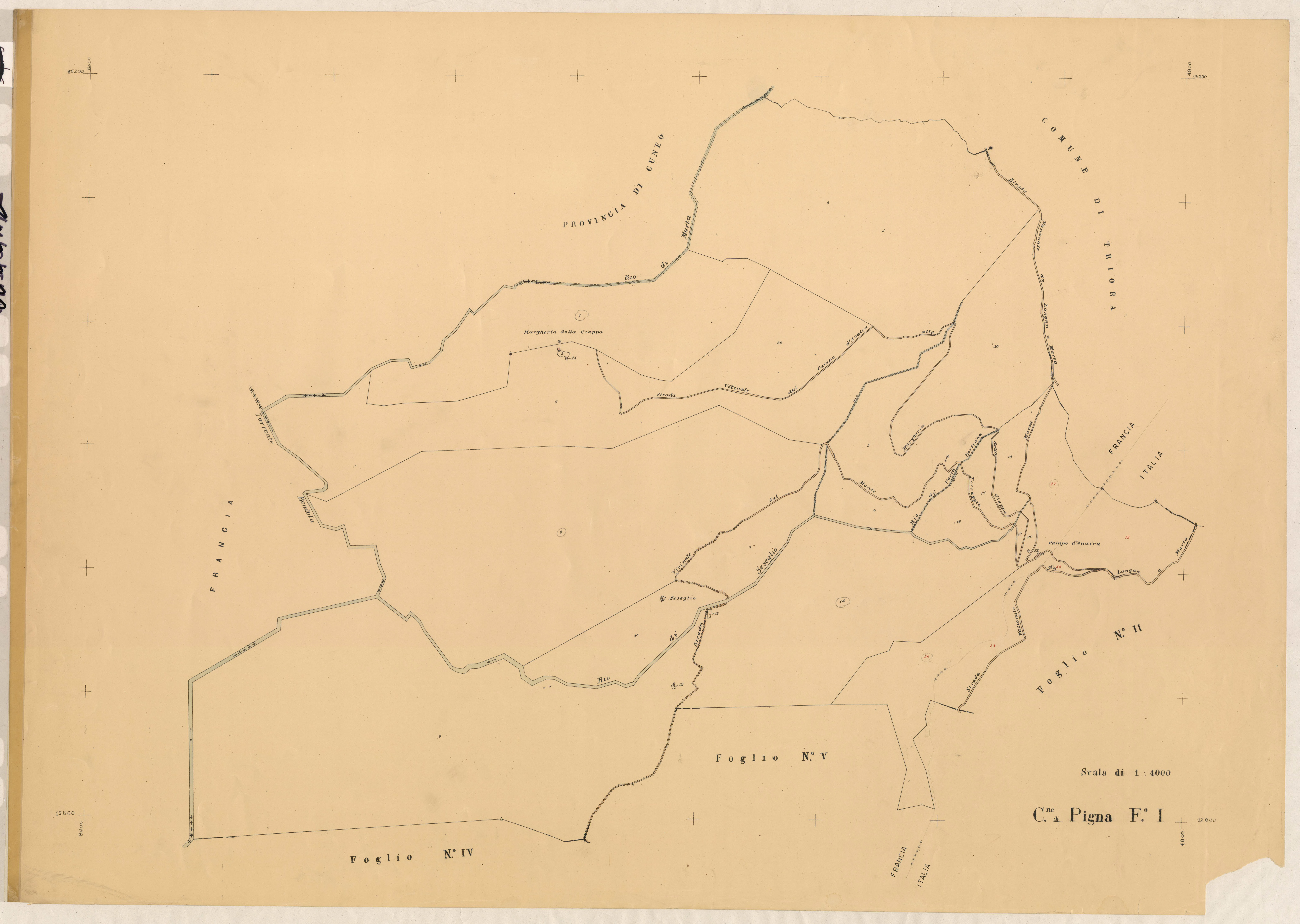 Plan de section, I