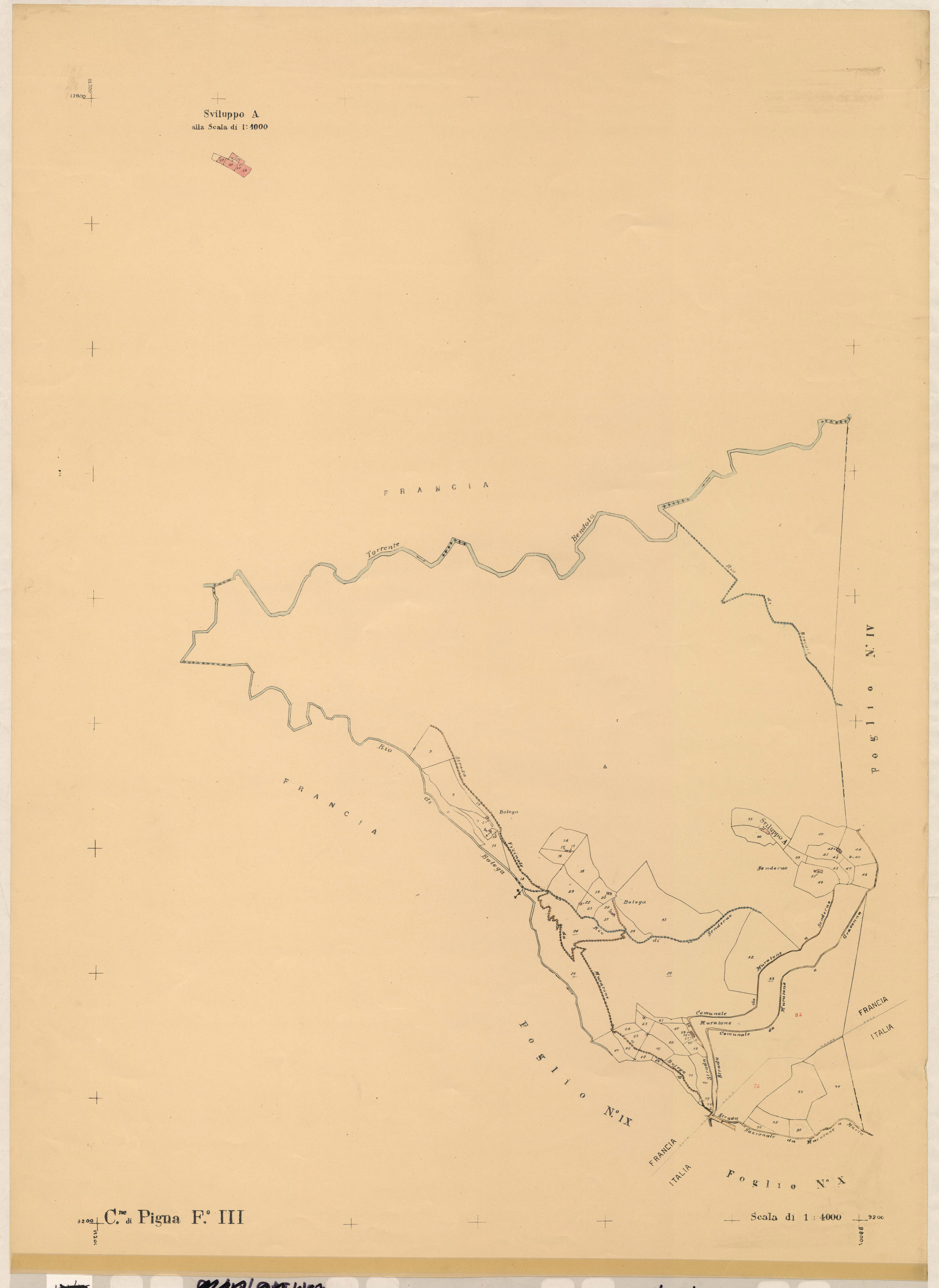 Plan de section, III