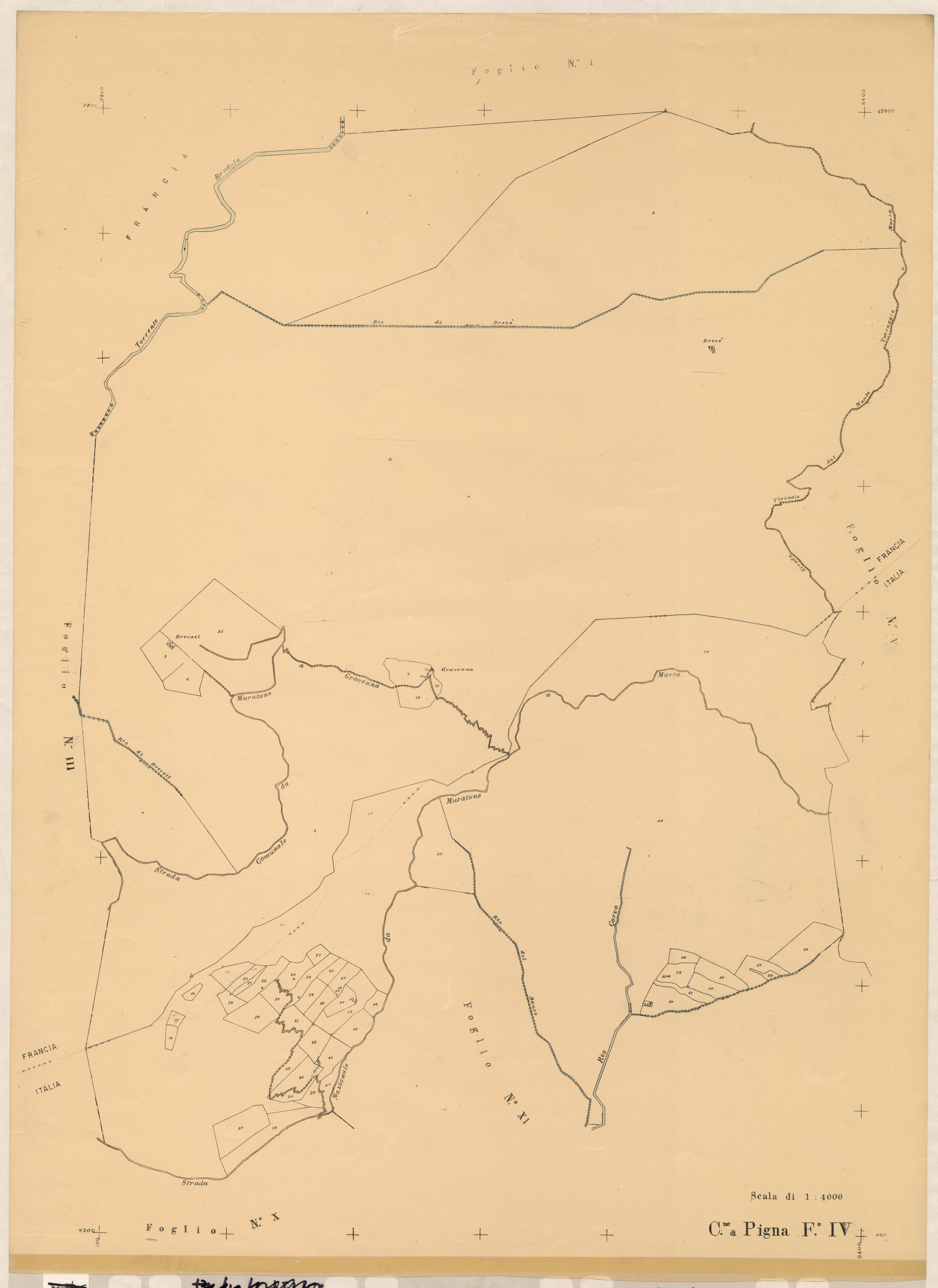 Plan de section, IV