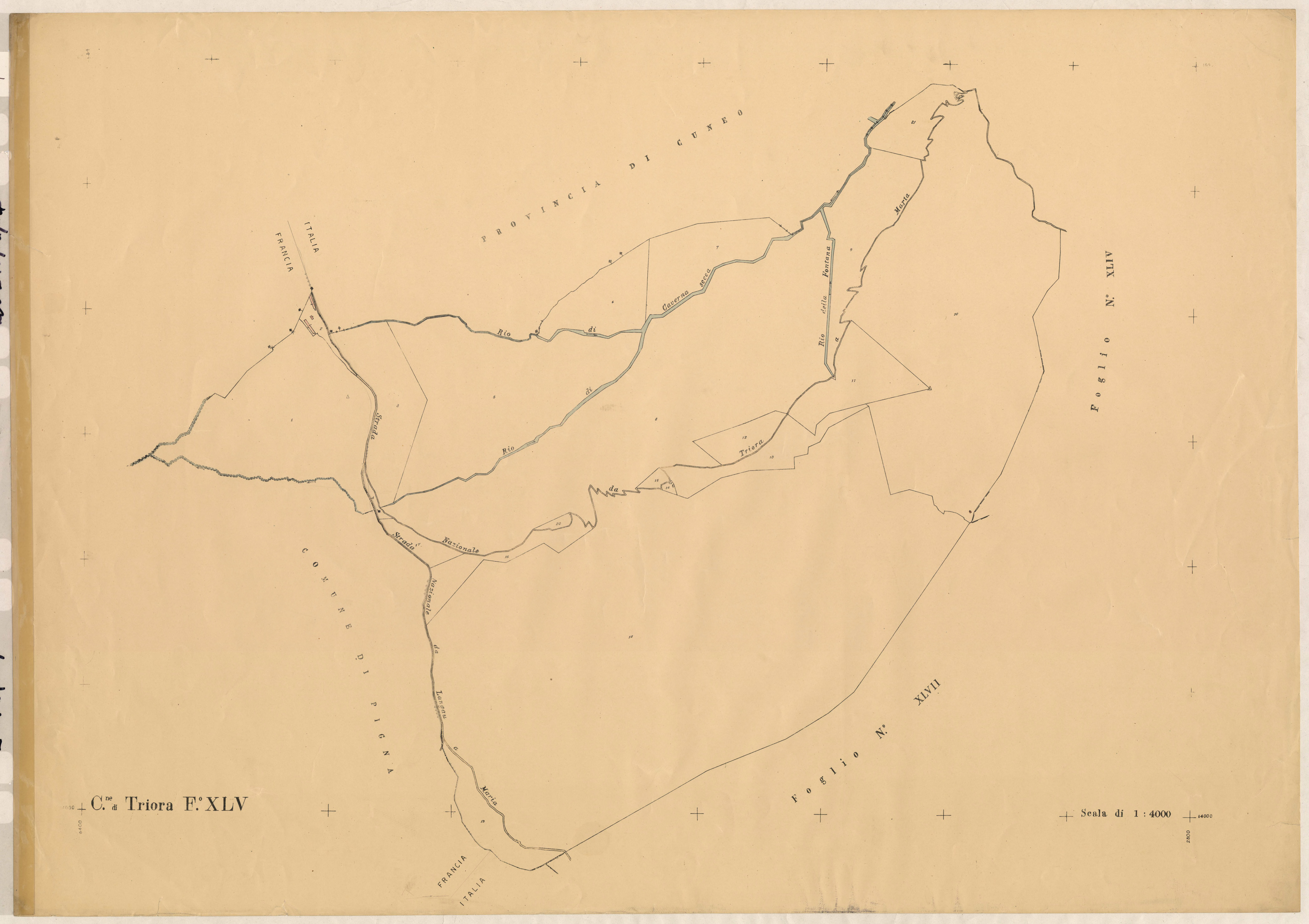Plan de section, XLV