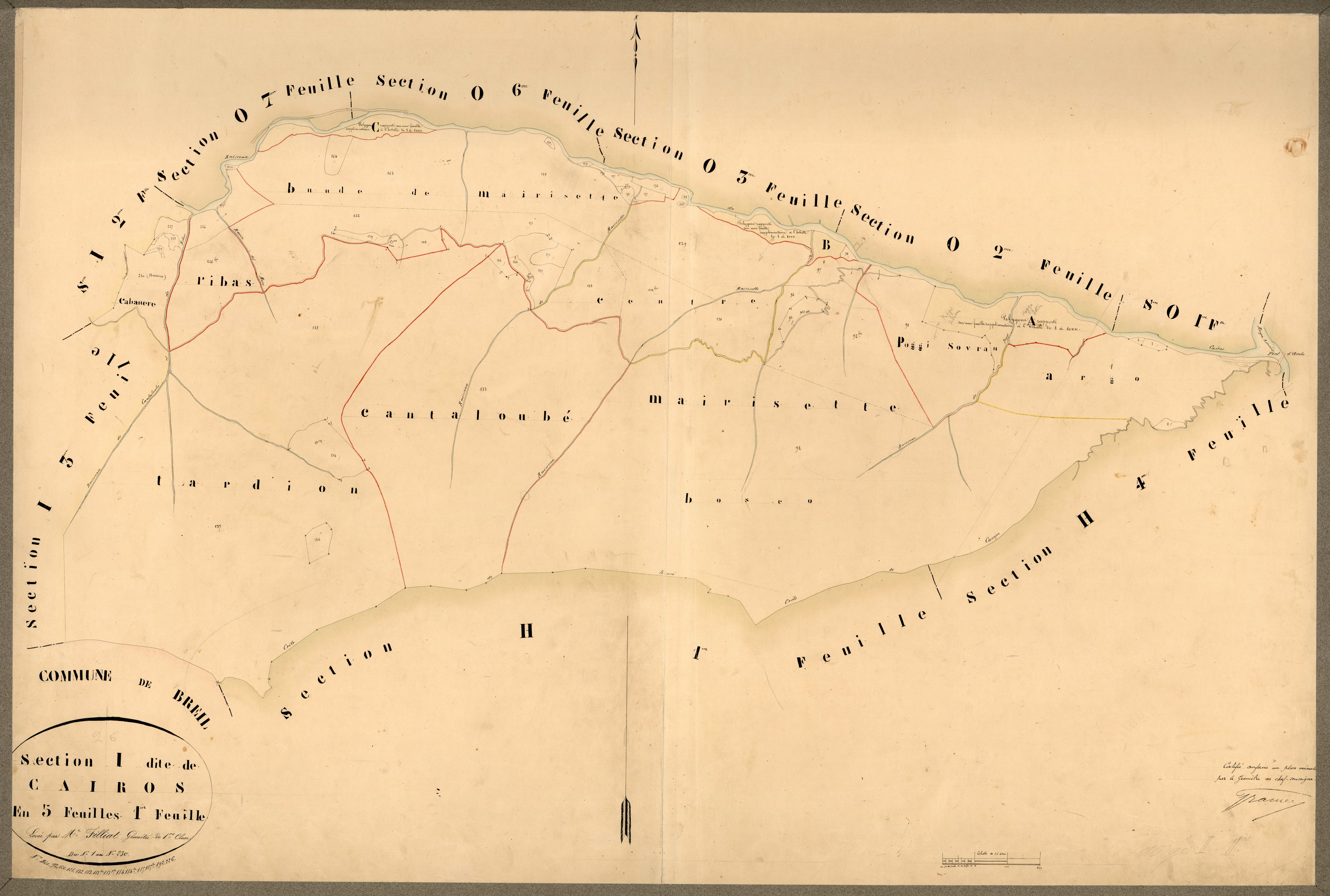 Cairos. - Plan de section, I1