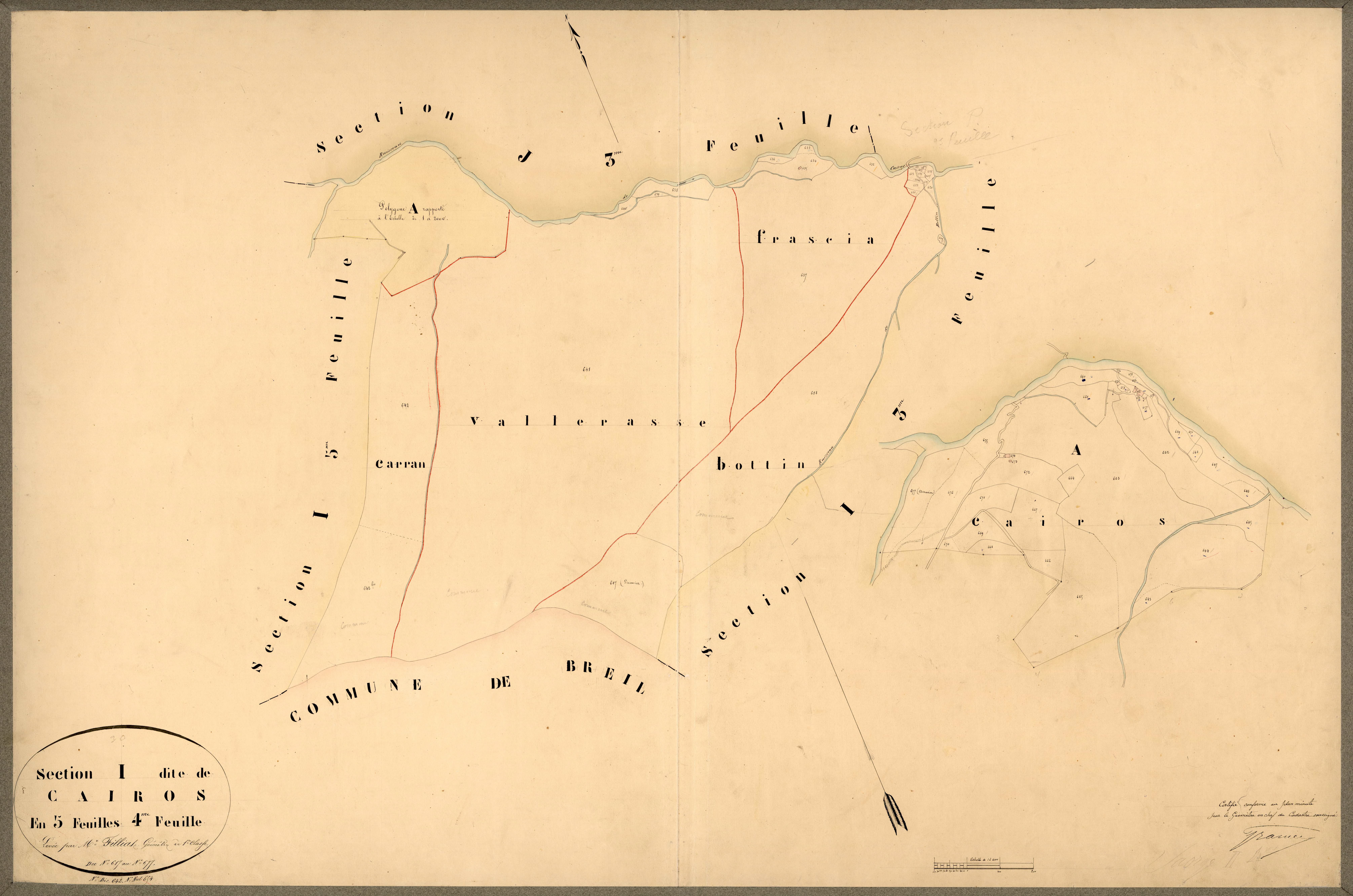 Cairos. - Plan de section, I4
