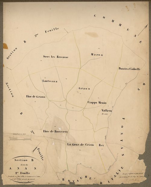 Anan. - Plan de section, B1