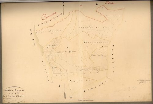 Anan. - Plan de section, B2