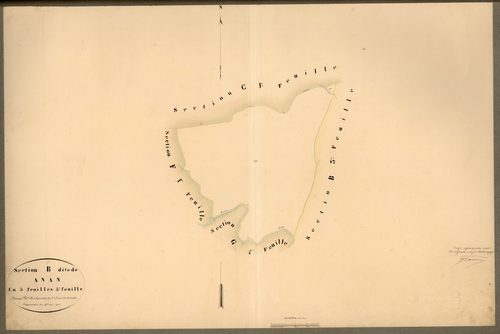 Anan. - Plan de section, B5
