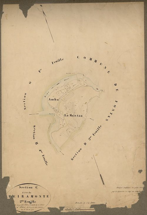 Peiremonte. - Plan de section, C2