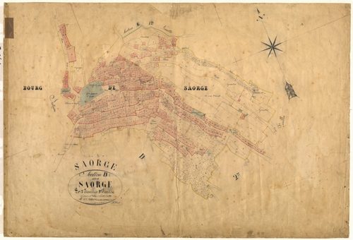 Saorge. - Plan de section, D1