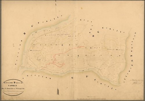 Saorge. - Plan de section, D3