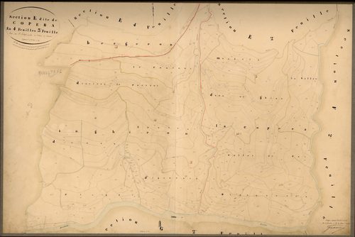 Copera. - Plan de section, E3