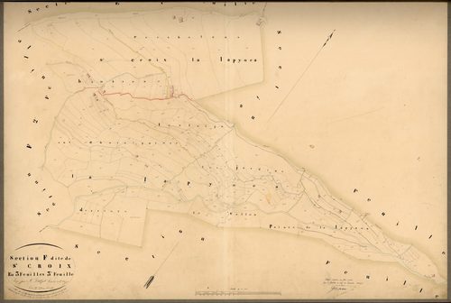 Sainte-Croix. - Plan de section, F3