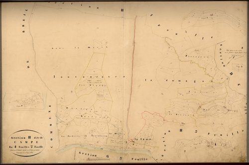 Campe. - Plan de section, H2