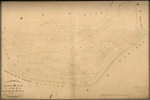Campe. - Plan de section, H3