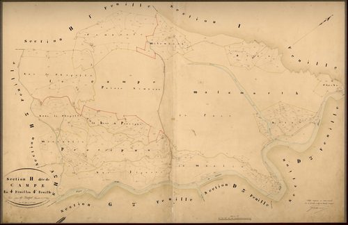 Campe. - Plan de section, H4