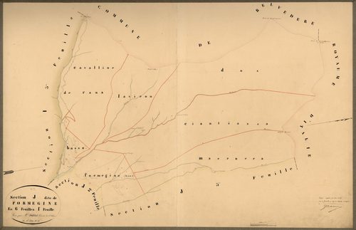 Formegine. - Plan de section, J1