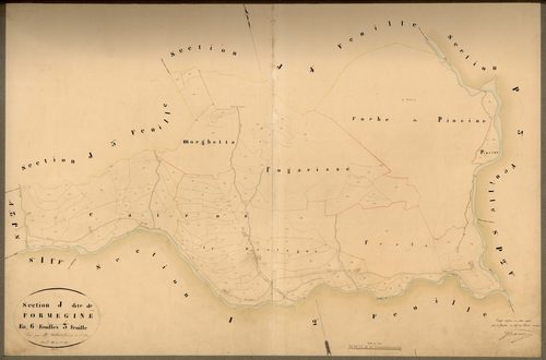 Formegine. - Plan de section, J3