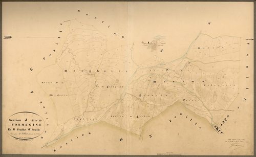 Formegine. - Plan de section, J4