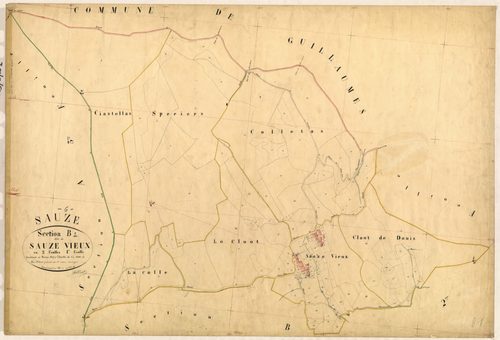 Sauze-Vieux. - Plan de section, B1