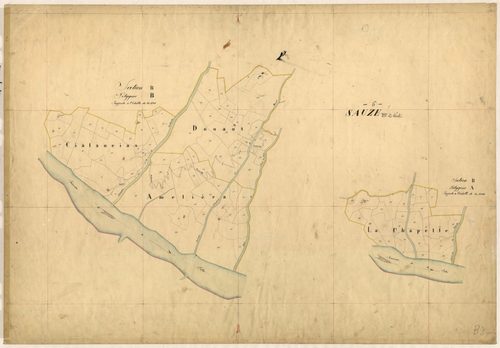 Sauze-Vieux (développement). - Plan de section, B2(d)
