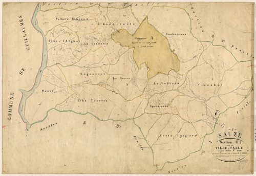 Ville-Talle. - Plan de section, C1