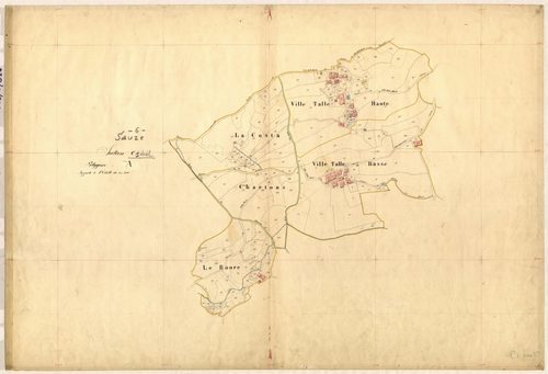 Ville-Talle (développement). - Plan de section, C1(d)