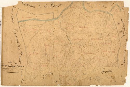 La Doire, la Doire. - Plan de section, A2