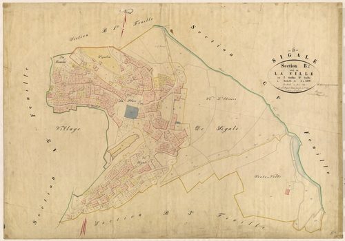 La Ville. - Plan de section, B2