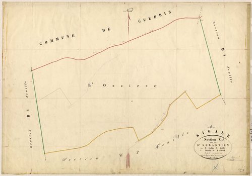 Saint-Sébastien. - Plan de section, C3
