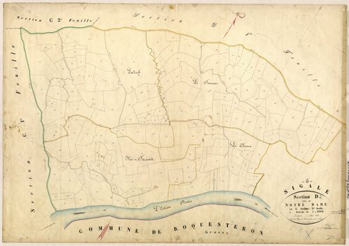 Notre-Dame. - Plan de section, D2