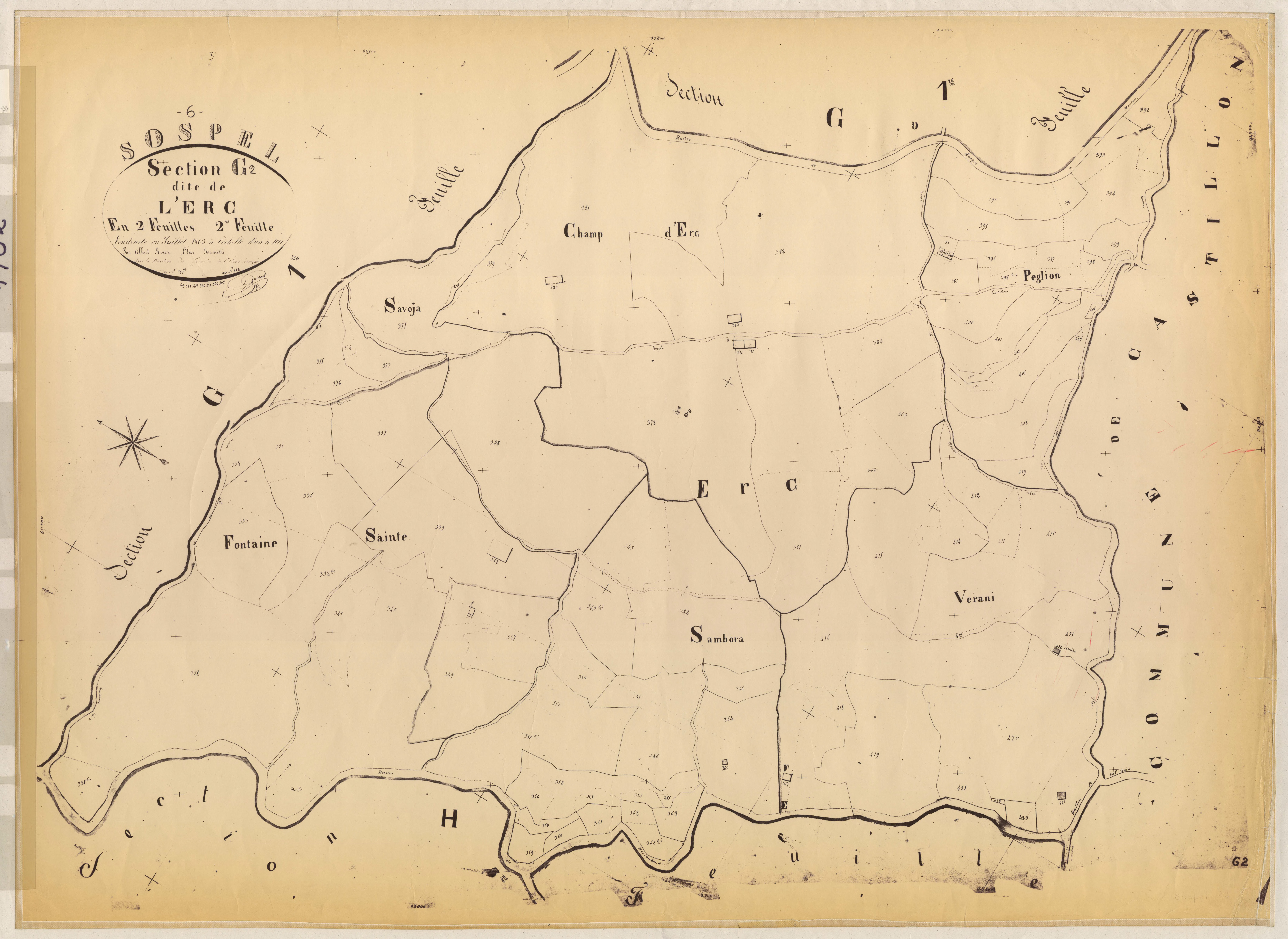 L'Erc. - Plan de section, G2