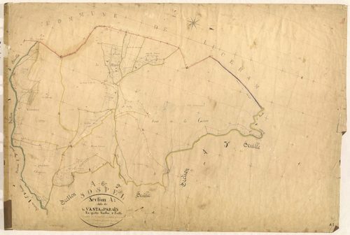 La Vasta et Paraïs. - Plan de section, A1