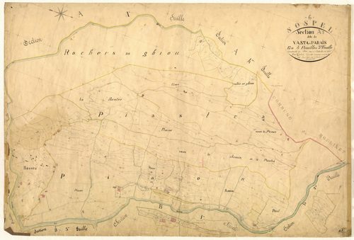 La Vasta et Paraïs. - Plan de section, A3