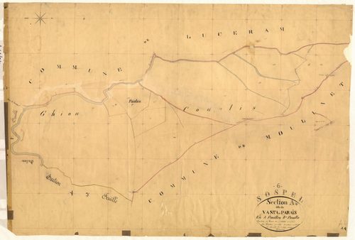 La Vasta et Paraïs. - Plan de section, A4