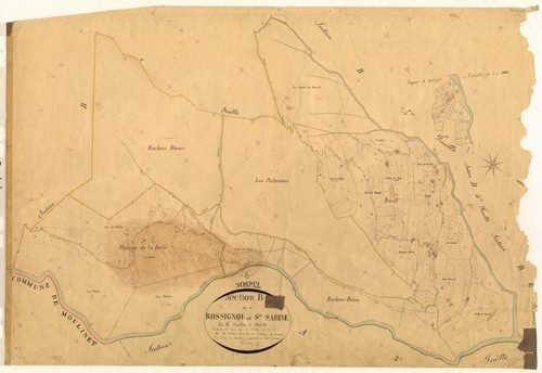 Rossignol et Sainte-Sabine. - Plan de section, B1