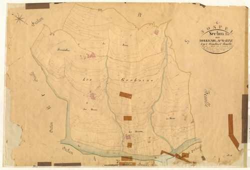 Rossignol et Sainte-Sabine. - Plan de section, B6