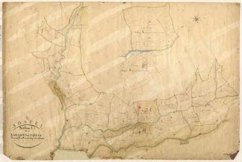 L'Agaïzen et Linieras (développement). - Plan de section, C2(d)