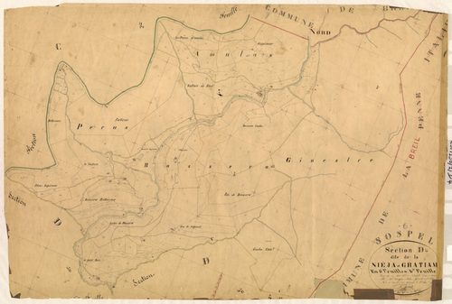 La Nieja et Gratiam. - Plan de section, D4