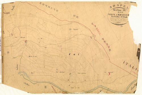 La Nieja et Gratiam. - Plan de section, D6
