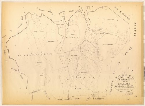 L'Albarea. - Plan de section, E3