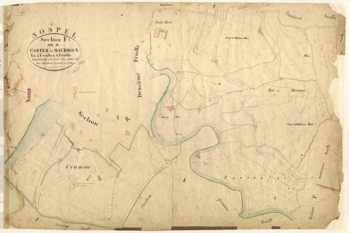 Castes et Maurigon. - Plan de section, F3