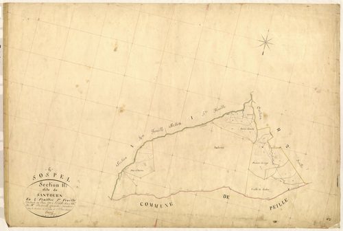 Santouen. - Plan de section, H1