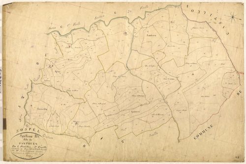 Santouen. - Plan de section, H3