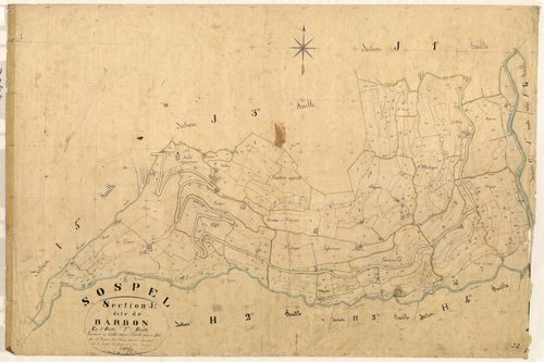 Barbon. - Plan de section, J2