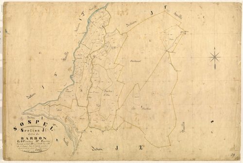 Barbon. - Plan de section, J3