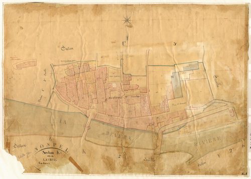 La Ville. - Plan de section, K1
